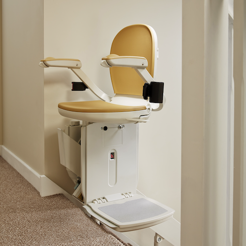 Brooks Swivel Seat on a Stairlift