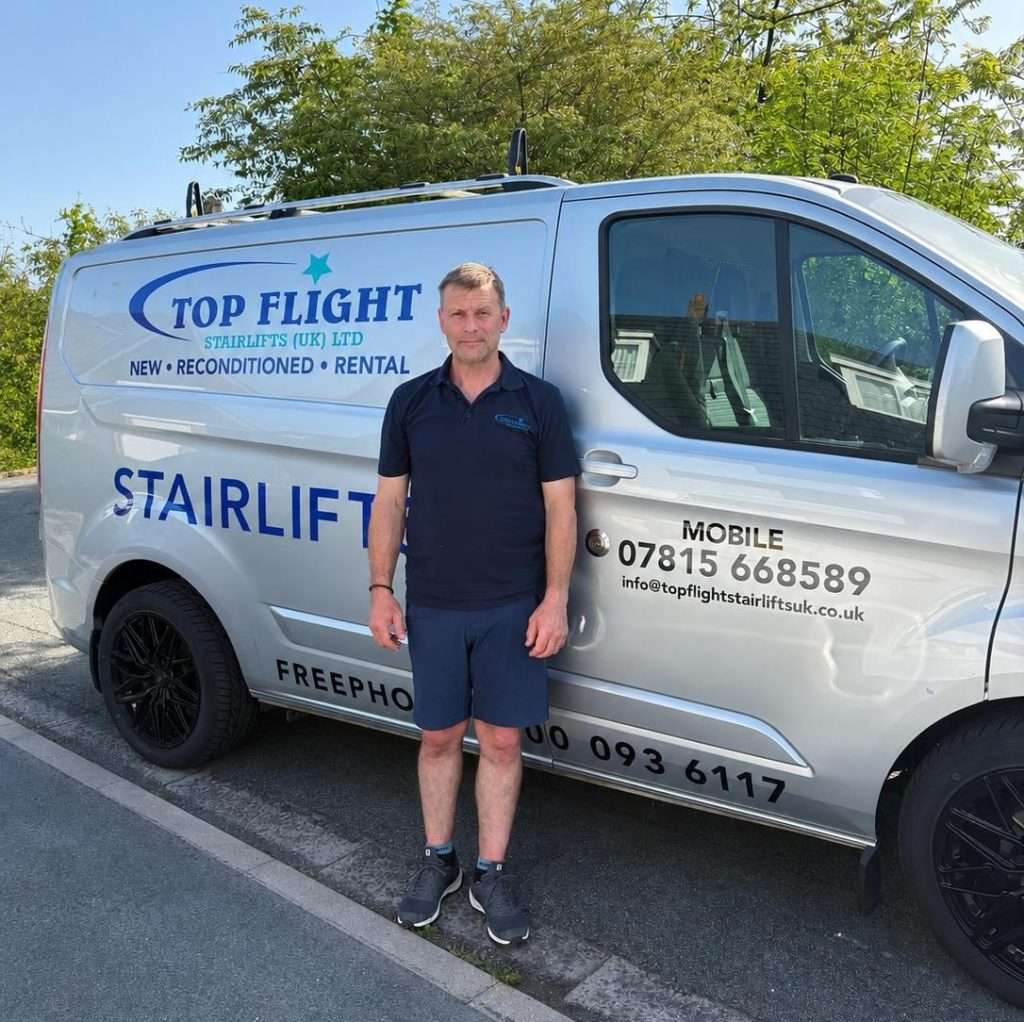 Gareth Williams the owner of Top Flight Stairlifts - Independent Stairlift Company