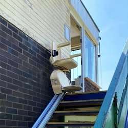 Mrs Fuller, Warrington - stairlift install
