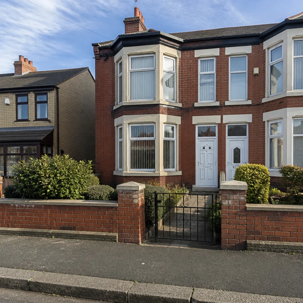Typical residential property in Blackpool 