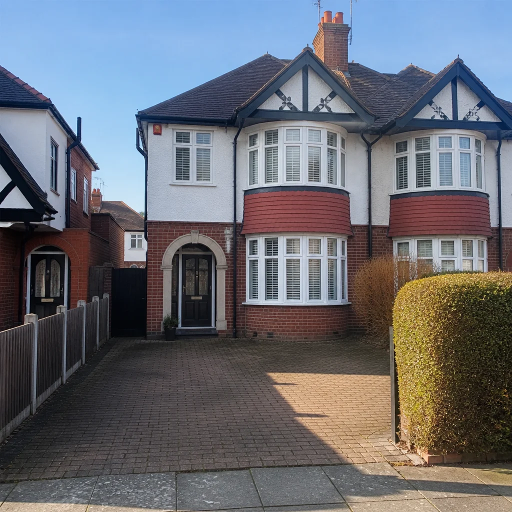Typical residential property in Broadheath
