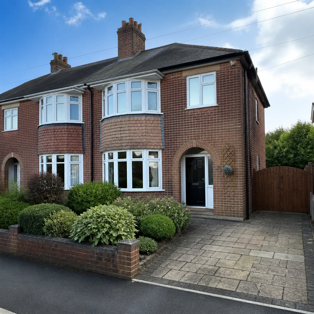 Typical residential property in Congleton 
