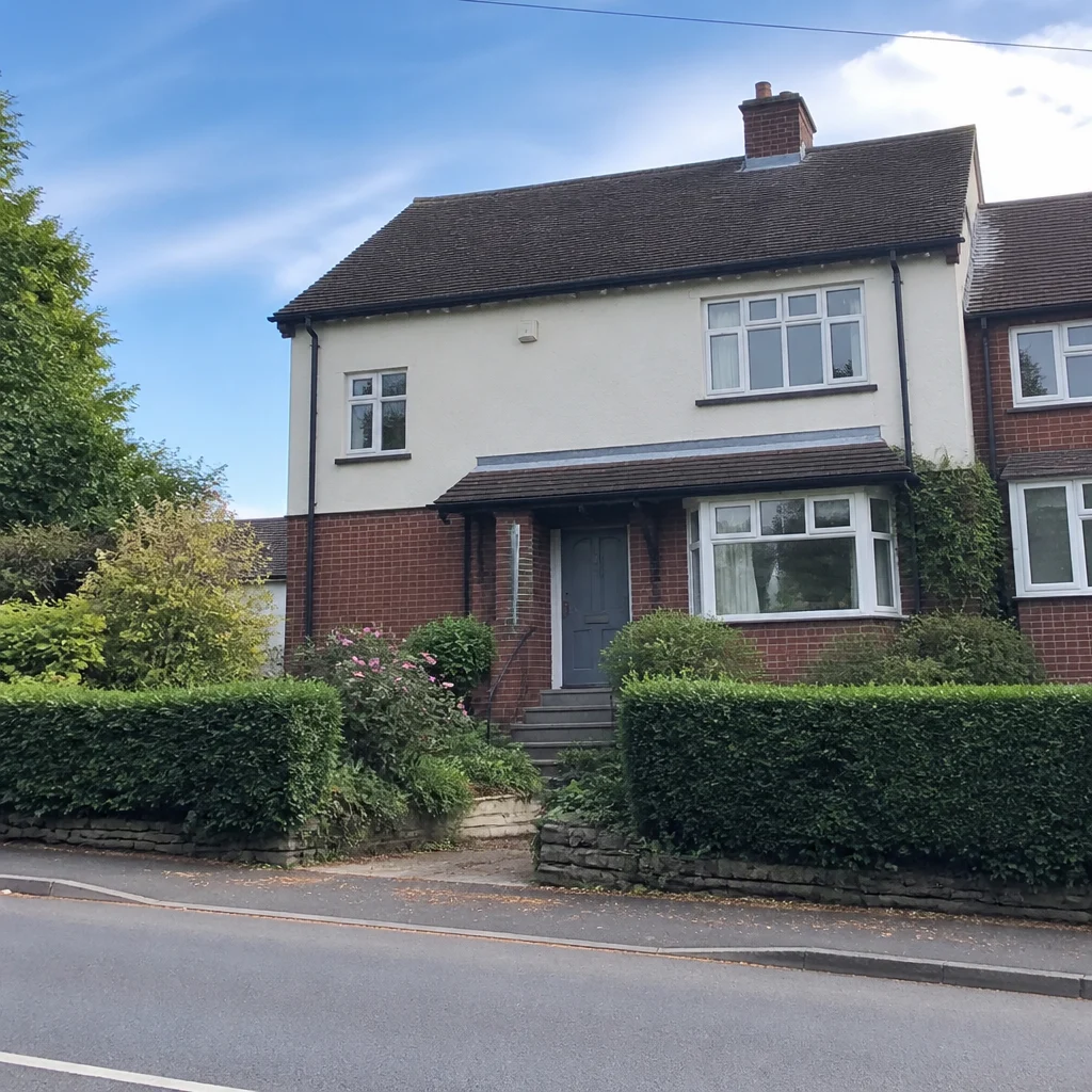 Typical residential property in Disley 