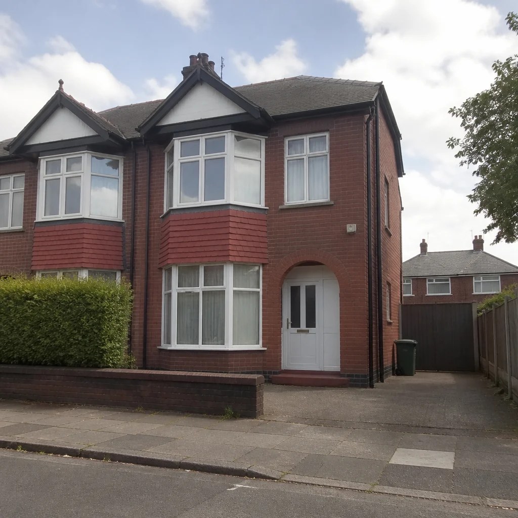 Typical residential property in Hulme 