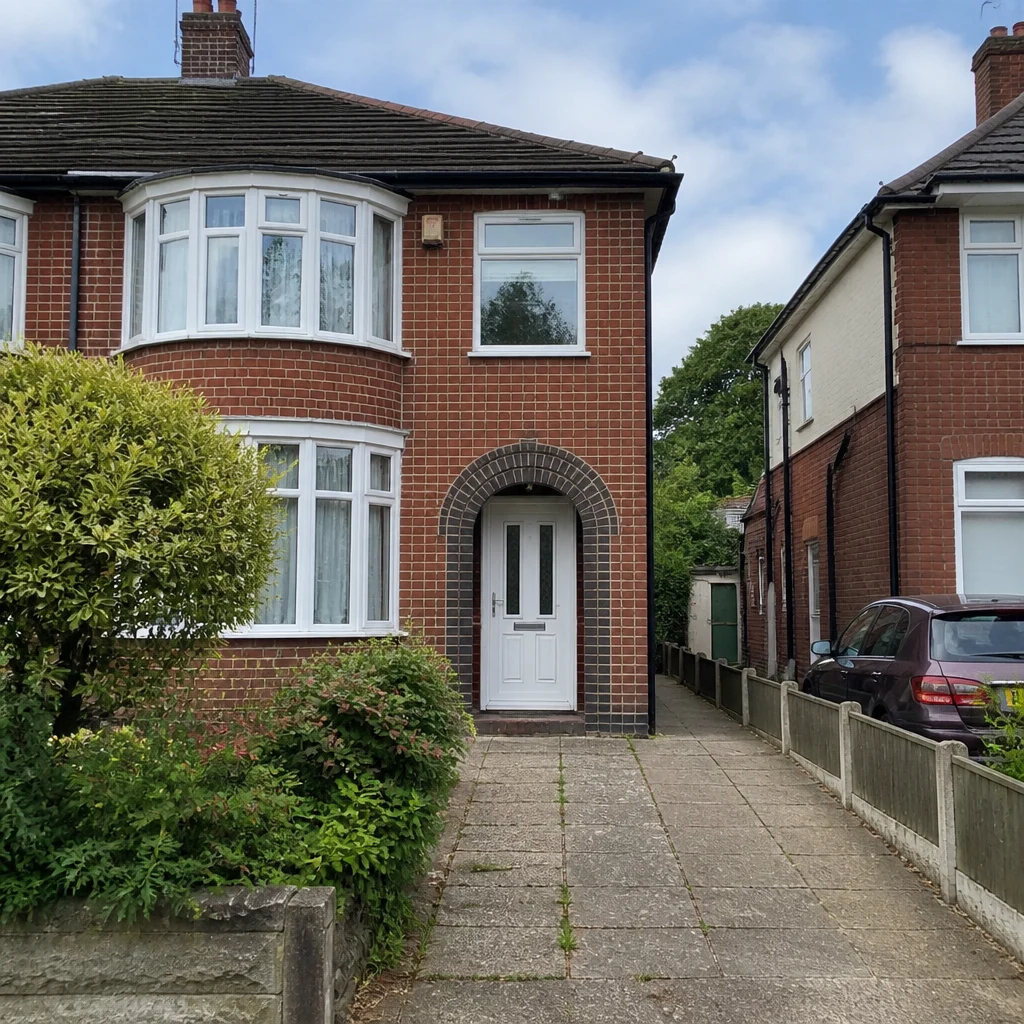 Typical residential property in Levenshulme 