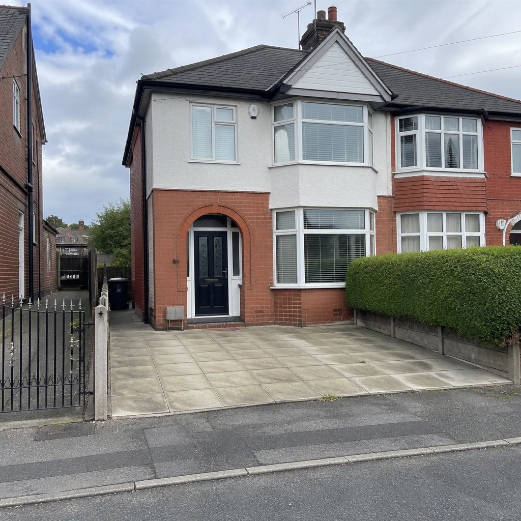 Typical residential property in Macclesfield 