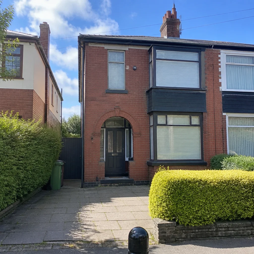Typical residential property in Moss Side