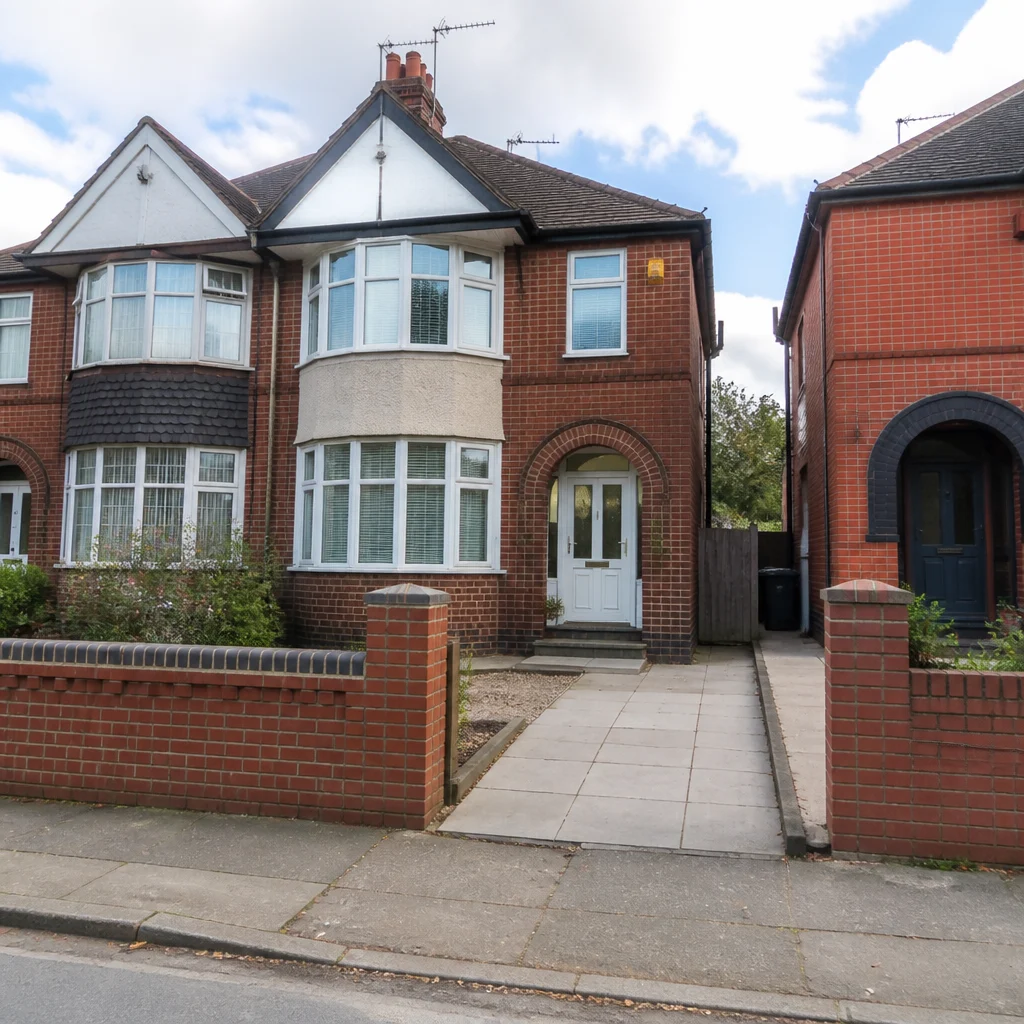 Typical residential property in Old Trafford 