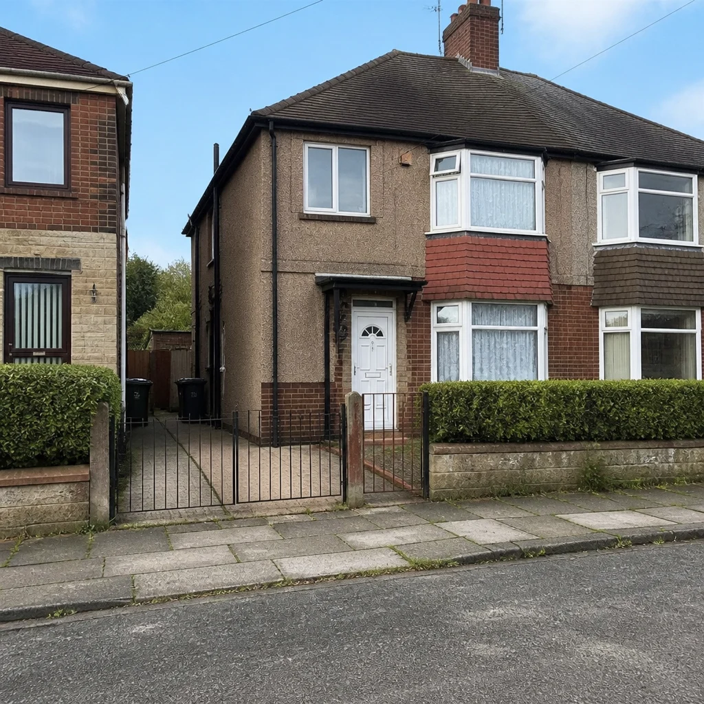 Typical residential property in Rotherham 