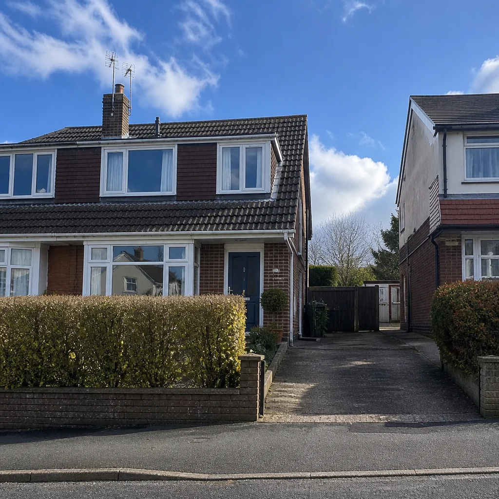 Typical residential property in Stockport