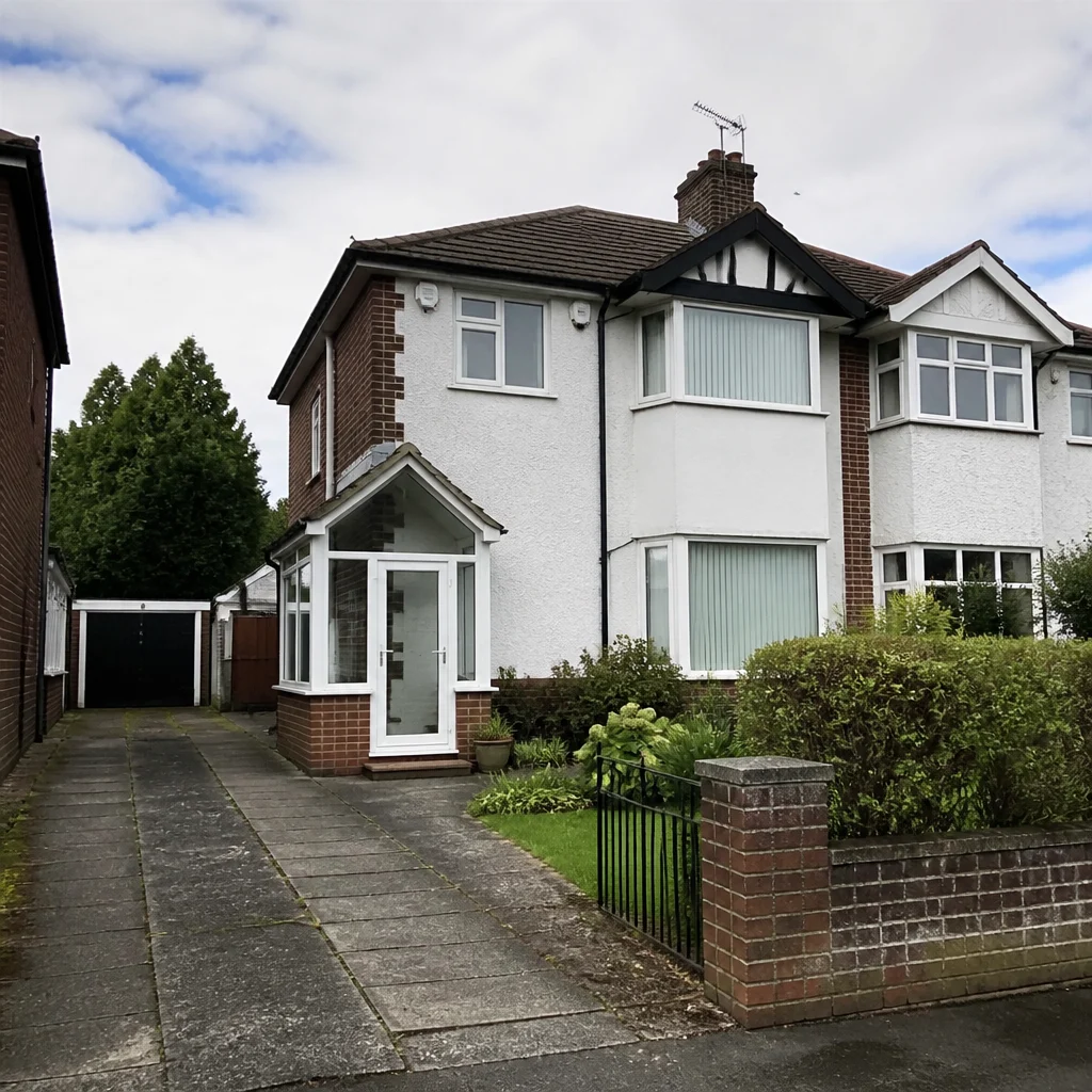 Typical residential property in Wythenshawe 